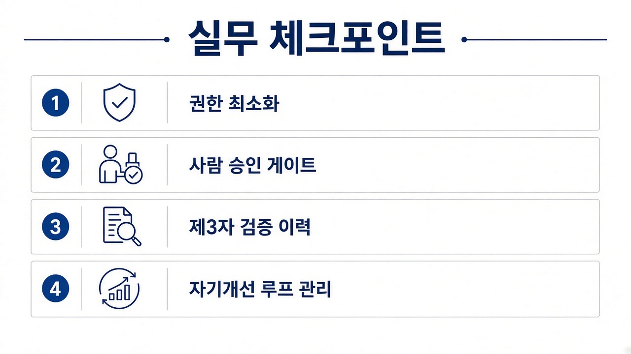 실무 체크포인트